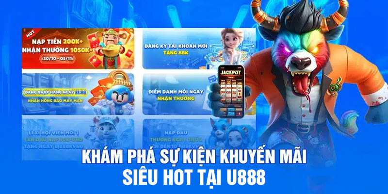 Khám phá sự kiện khuyến mãi siêu hot tại U888
